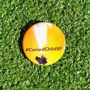 Harry Potter and the Cursed Child Broadway Souvenir #CursedChildSF Button New